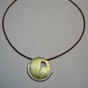 Penjoll d’or groc i plata